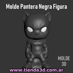 Molde Pantera Negra Figura