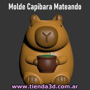 Molde Capibara Mateando