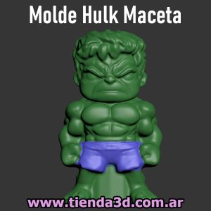 Molde Hulk Maceta