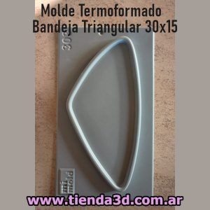 Molde Termoformado Bandeja Triangular 30x15