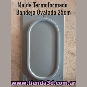 Molde Termoformado Bandeja Ovalada 25cm