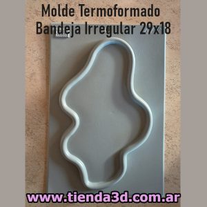 Molde Termoformado Bandeja Irregular 29x18
