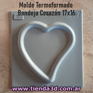 Molde Termoformado Bandeja Nube 17x16