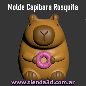 Molde Capibara Rosquita