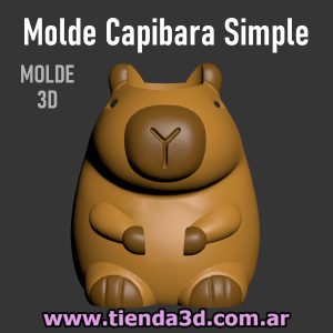 Molde Capibara Simple