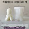 Molde Silicona Familia Figura M3