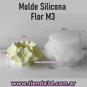 Molde Silicona Flor M3