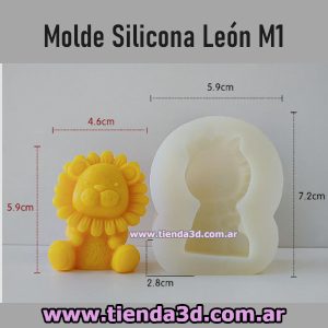 Molde Silicona León M1