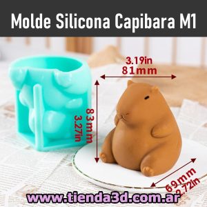 Molde Silicona Capibara M1