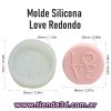 Molde Silicona Love Redondo