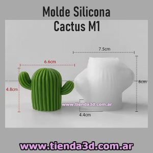 Molde Silicona Cactus M1