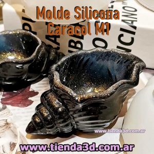 Molde Silicona Caracol M1