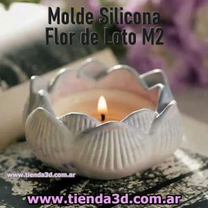 Molde Silicona Flor de Loto M2