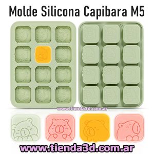 Molde Silicona Capibara M5
