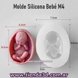 Molde Silicona Bebé M4