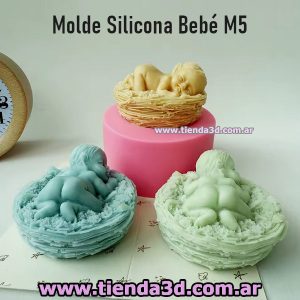 Molde Silicona Bebé M5