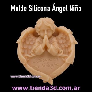 Molde Silicona Ángel Niño