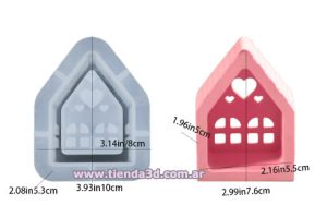 Molde Silicona Casita M1