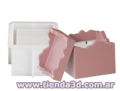 Molde Silicona Contenedor con tapa M12