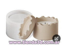 Molde Silicona Contenedor con tapa M13