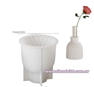 Molde Silicona Florero M10