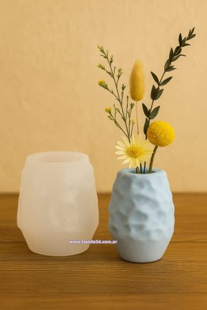 Molde Silicona Florero M13