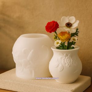 Molde Silicona Florero M17