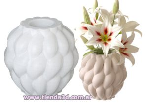 Molde Silicona Florero M19