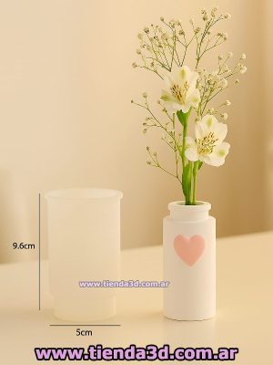 Molde Silicona Florero M20
