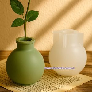 Molde Silicona Florero M9