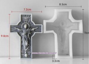 Molde Silicona Jesucristo M2