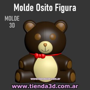 Molde Osito Figura