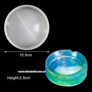 Molde Silicona Cenicero M1