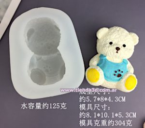 Molde Silicona Figura Osito M2