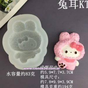 Molde Silicona Hello Kitty M12
