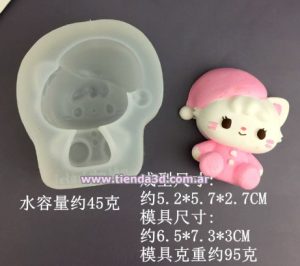 Molde Silicona Hello Kitty M13
