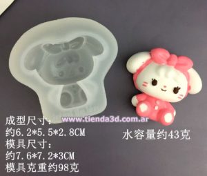 Molde Silicona Hello Kitty M14