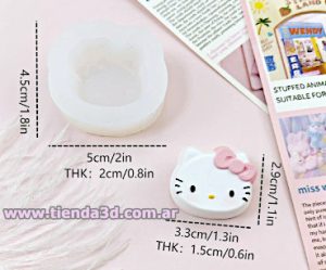 Molde Silicona Hello Kitty M5
