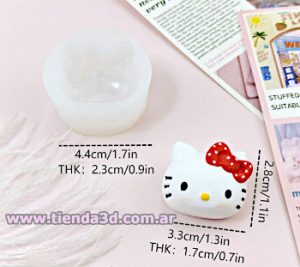 Molde Silicona Hello Kitty M7