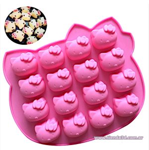 Molde Silicona Hello Kitty x16 M1