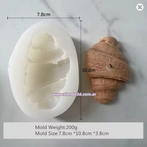 Molde Silicona Medialuna / Croissant M1