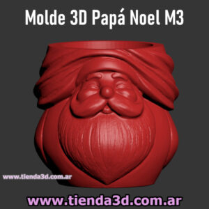 Molde 3D Papá Noel M3
