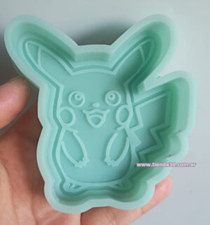 Moldes Silicona Pokemon (ideal yesitos/velas) - Pikachu